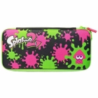 HORI Splatoon2 Hard Pouch for Nintendo Switch NSW-051 Ink x squid Case Pouch For Switch Japanese version