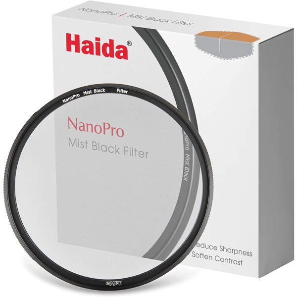 Camera Lens Filter 1/8 Haida nano pro mist black soft filter 58mm Lens Filter