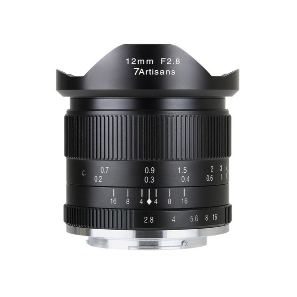 Camera Lens 7artisans 12mm F2.8 1228FXB for Fujifilm Lense