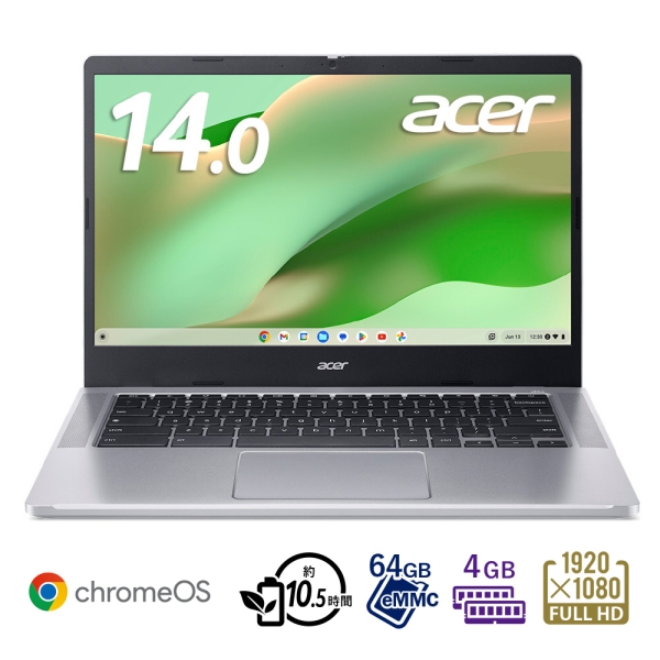 Acer Chromebook 314 CB314-4H-F14P pure silver Notebook