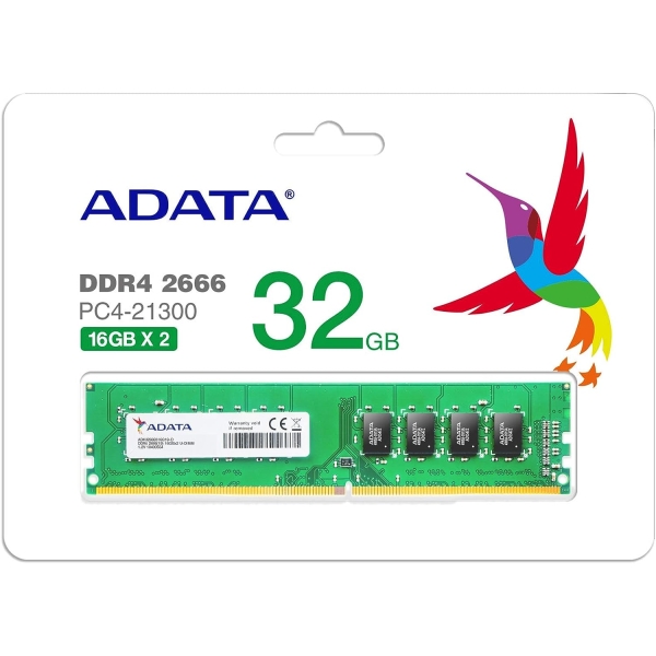 ADATA AD4U2666316G19-D DDR4 PC4-21300 16GB Memory