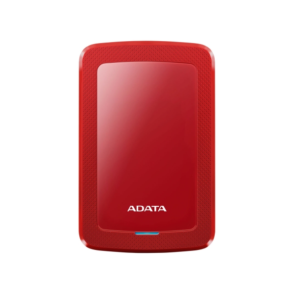 External Hard Drive ADATA AHV300-1TU31-CRD red