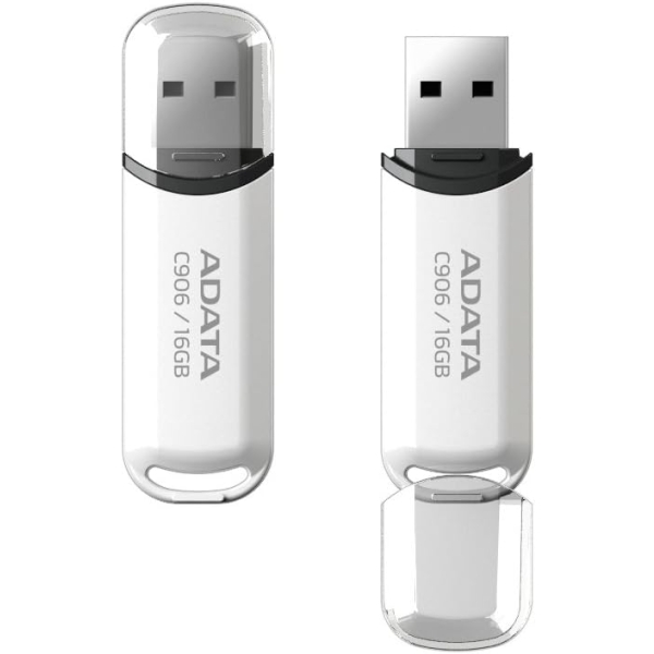 ADATA Classic Series C906 AC906-16G-RWH 16GB WHITE USB Flash Drive