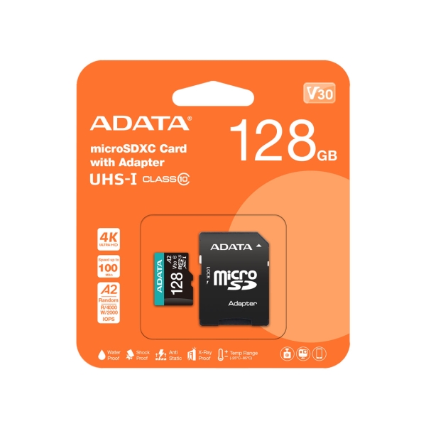 ADATA Premier Pro AUSDX128GUI3V30SA2-RA1 128GB Card