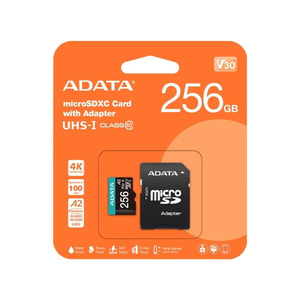 ADATA Premier Pro AUSDX256GUI3V30SA2-RA1 256GB Card