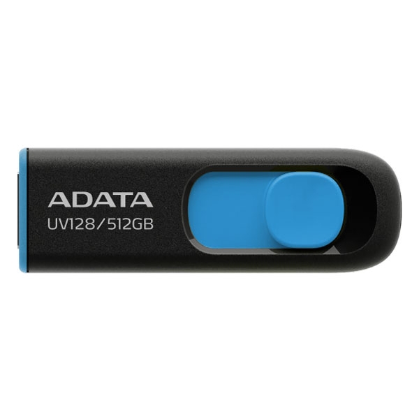 ADATA UV128 AUV128-512G-RBE 512GB black/blue USB Flash Drive