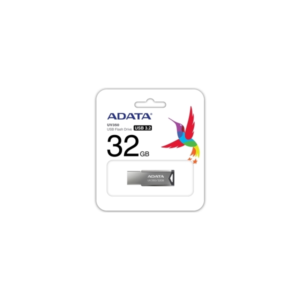 ADATA UV350 AUV350-32G-RBK 32GB silver USB Flash Drive