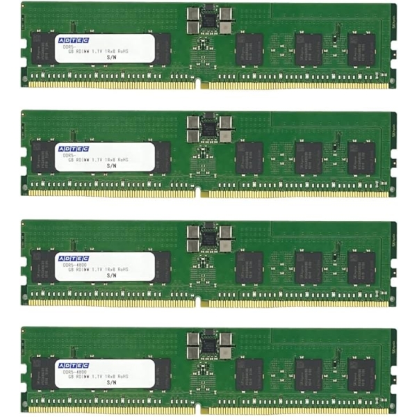 ADTEC 4x ADS5600D-R64GDAT4 DDR5 PC5-44800 64GB ECC Registered Memory