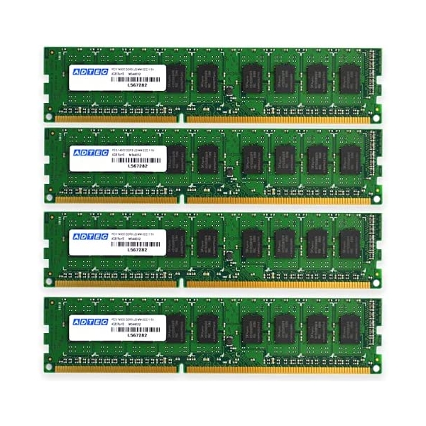 Memory ADTEC ADM14900D-E8G4 DDR3 PC3-14900 8GB 4-Disc ECC Mac