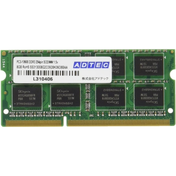 Memory ADTEC ADS10600N-8G S.O.DIMM DDR3 PC3-10600 8GB