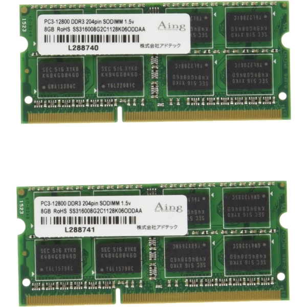 ADTEC ADS10600N-8GW SODIMM DDR3 PC3-10600 8GB Memory