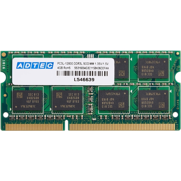 Memory ADTEC ADS12800N-L4G DDR3L PC3L-12800 4GB