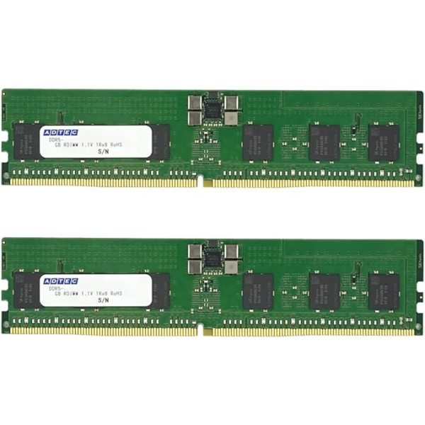 ADTEC ADS5600D-R16GSBTW DDR5 PC5-44800 16GB 2-disc set ECC Registered Memory