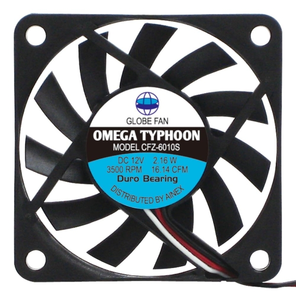 AINEX OMEGA TYPHOON CFZ-6010SB Case Fan