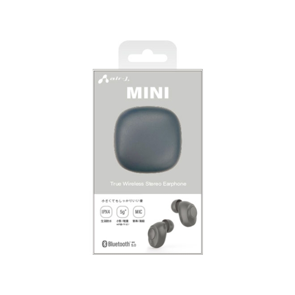 air-J ABT-AP5 GY gray Earphone Headphone