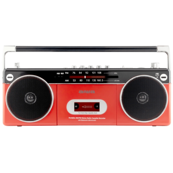 AIWA aiwa audio -G RCP2 GAA4-RCP0002(RD) Red Boombox