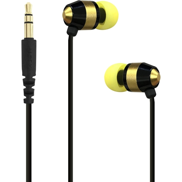 ALPEX Hi-Unit HSE-A1000YE yellow Earphone Headphone