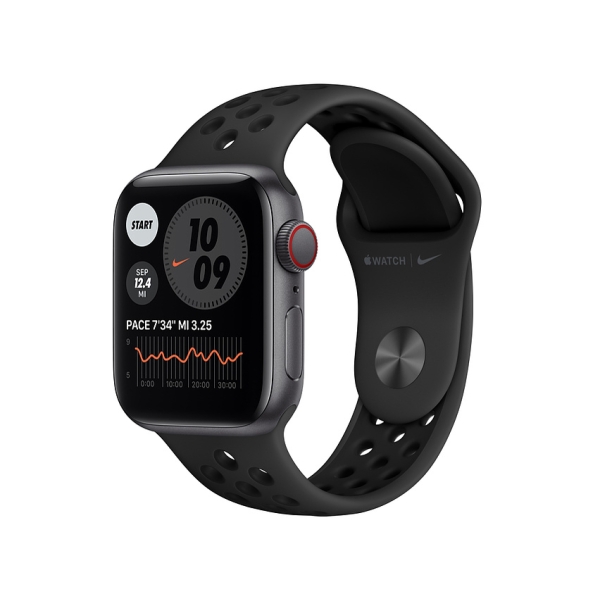 Apple Apple Watch Nike SE GPS+Cellular model 40mm MYYW2J/A pure Platinum/black Nike sports band Smart Watch