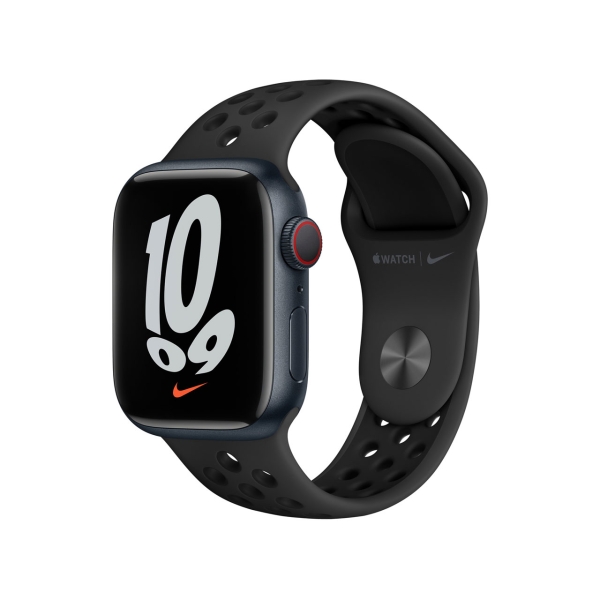 Smart Watch Apple Apple Watch Nike Series 7 GPS+Cellular model 41mm MKJ43J/A Anthracite/black Nike sports band Electronic Goods Wearable Devices