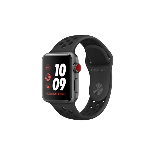 Apple Apple Watch Nike+ Series 3 GPS+Cellular model 38mm MQM92J/A Bright Crimson/Black Nike Sport Loop Smart Watch