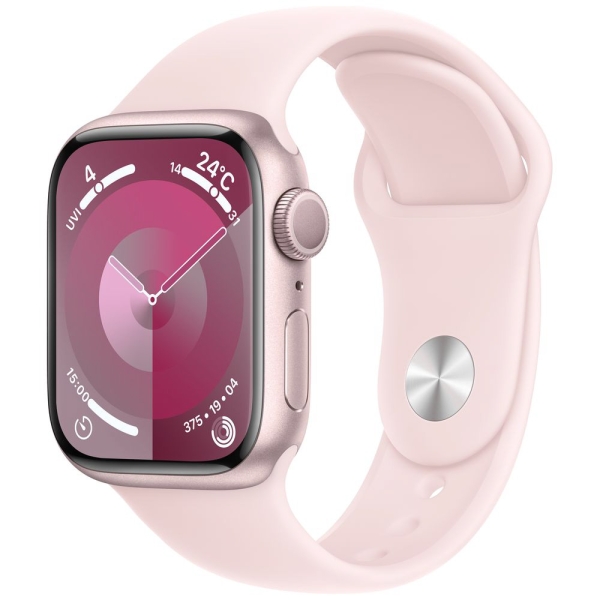 Apple Apple Watch Series 9 GPS model 41mm MR943J/A pink/light pink sports band M/L Smart Watch