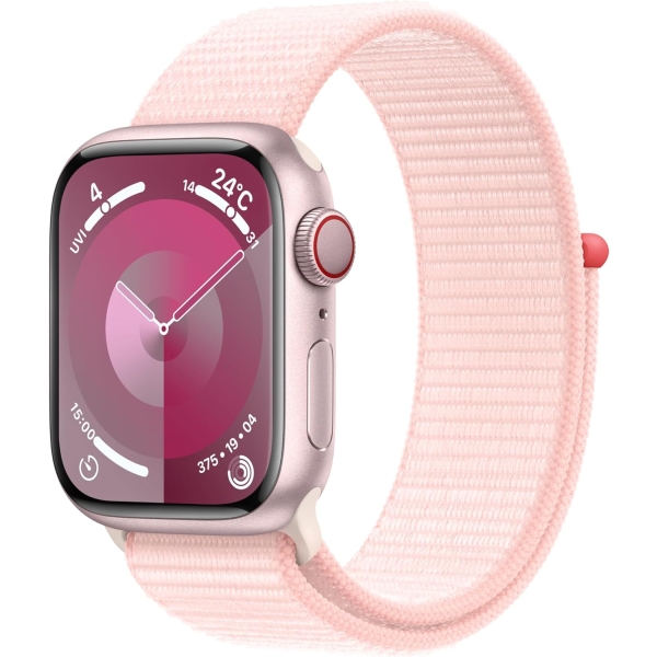 Apple Apple Watch Series 9 GPS + Cellular model 41mm MRY83J/A (PRODUCT)RED Sport Band M/L Smart Watch