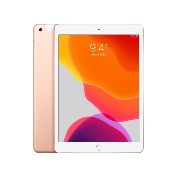 Apple iPad 10.2 inch 7th gen Wi-Fi + Cellular 128GB Fall 2019 model Softbank Gold Tablet