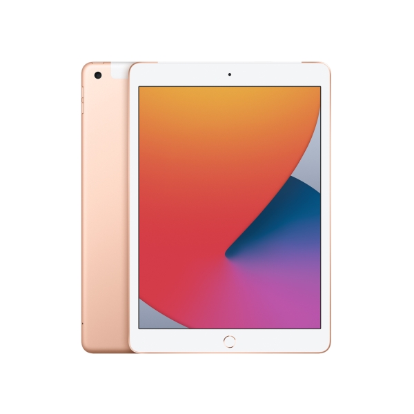 Apple iPad 10.2 inch 8th gen Wi-Fi + Cellular 128GB Fall 2020 model docomo Gold Tablet