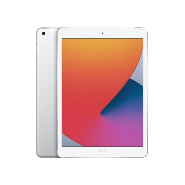 Apple iPad 10.2 inch 8th gen Wi-Fi + Cellular 128GB Fall 2020 model Softbank Silver Tablet