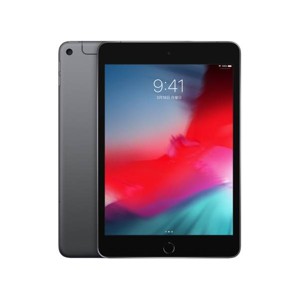 Apple iPad mini 7.9 inch 5th gen Wi-Fi + Cellular 64GB Spring 2019 model Softbank Space Gray Tablet