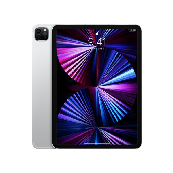 Apple iPad Pro 11 inches 3rd Generation Wi-Fi+Cellular 128GB Spring 2021 Model MHW63J/A SIM-Free Silver