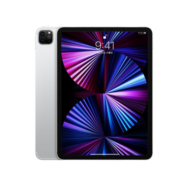 Apple iPad Pro 11 inches 3rd Generation Wi-Fi+Cellular 1TB Spring 2021 Model au Silver