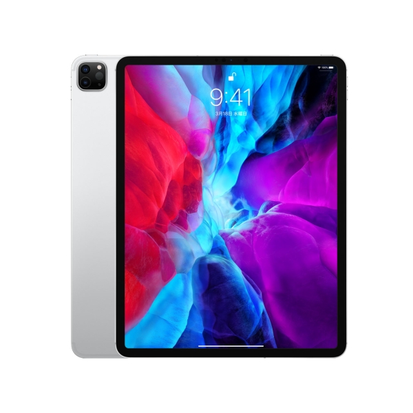 Apple iPad Pro 12.9 inch 4th gen Wi-Fi + Cellular 256GB Spring 2020 model au Silver Tablet