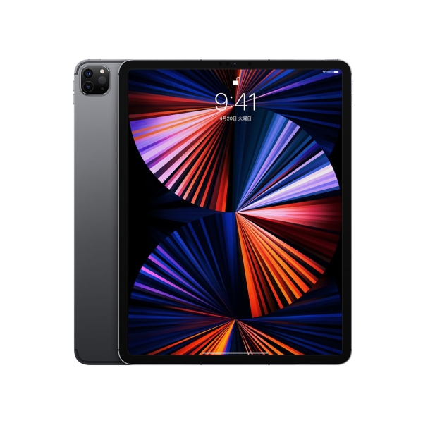 Apple iPad Pro 12.9 inches 5th Generation Wi-Fi+Cellular 128GB Spring 2021 Model au Space Gray