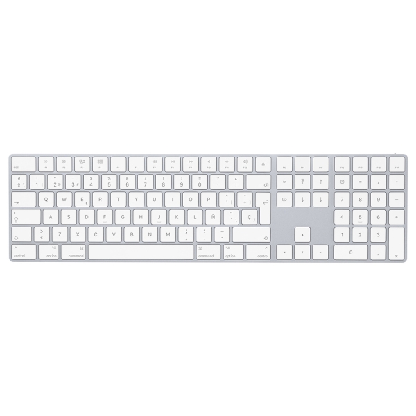 Apple Magic Keyboard with numeric keypad Spanish MQ052JE/A Silver Keyboard