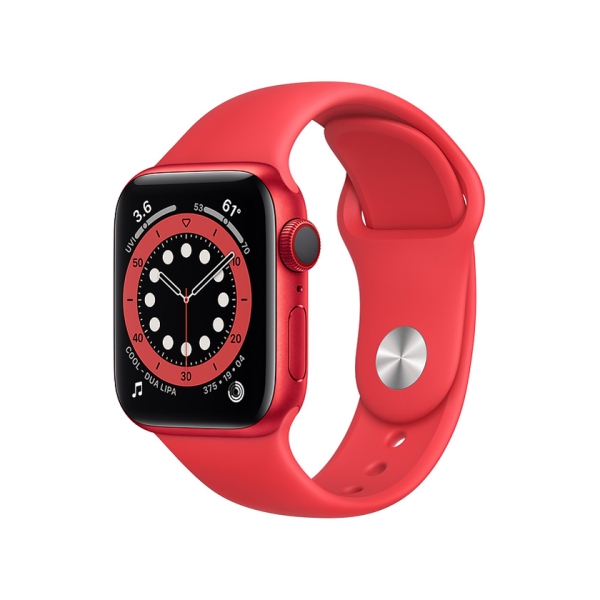 Apple Watch Series 6 GPS+Cellular Model 40mm M06R3J/A Product Red Sport Band Smart Watch