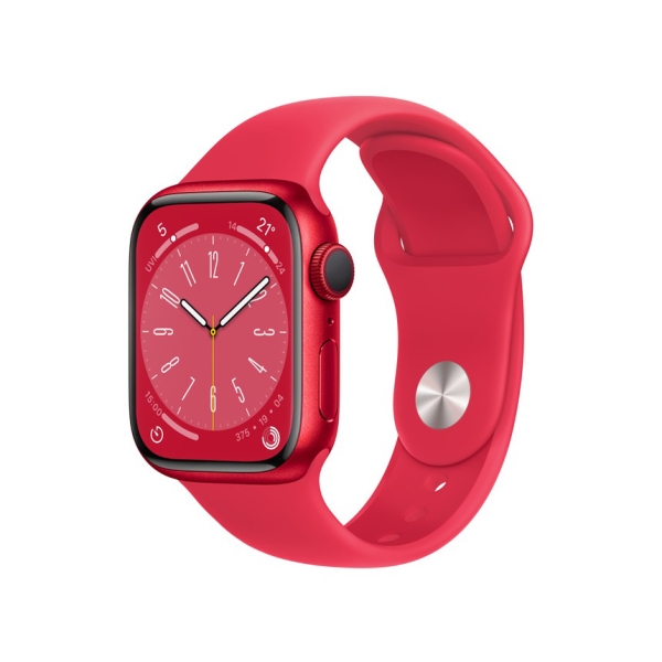 Apple Watch Series 8 GPS Model 41mm MNP73J/A PRODUCT RED Sports Band Smart Watch