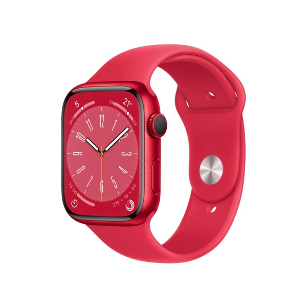 Apple Watch Series 8 GPS Model 45mm MNP43J/A PRODUCT RED Sports Band Smart Watch