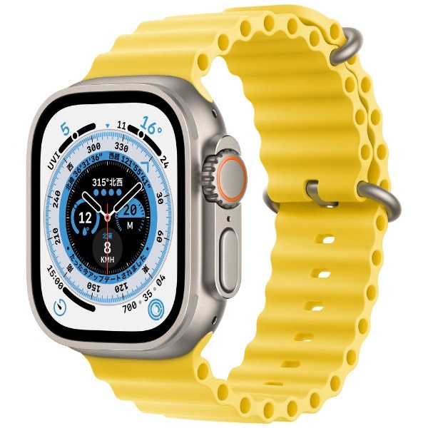 Apple Watch Ultra GPS+Cellular Model 49mm MNHG3J/A Yellow Shaman Band Smart Watch