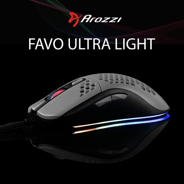 Mouse Arozzi AZ-FAVO-BKGY Gray Mouse