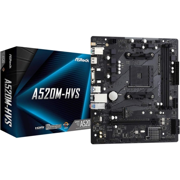 ASRock A520M-HVS Mother Board