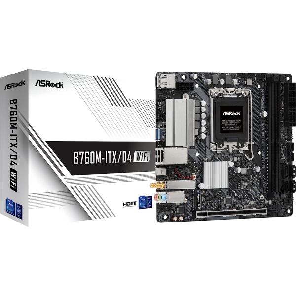 ASRock B760M-ITX/D4 WiFi Mother Board