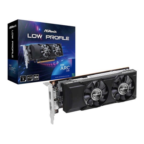 ASRock Intel Arc A380 Low Profile 6GB PCIExp 6GB Graphic Card