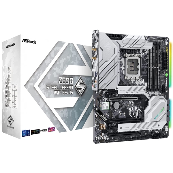 Mother Board ASRock ASRock Z690 Steel Legend WiFi 6E/D5 Mother Board