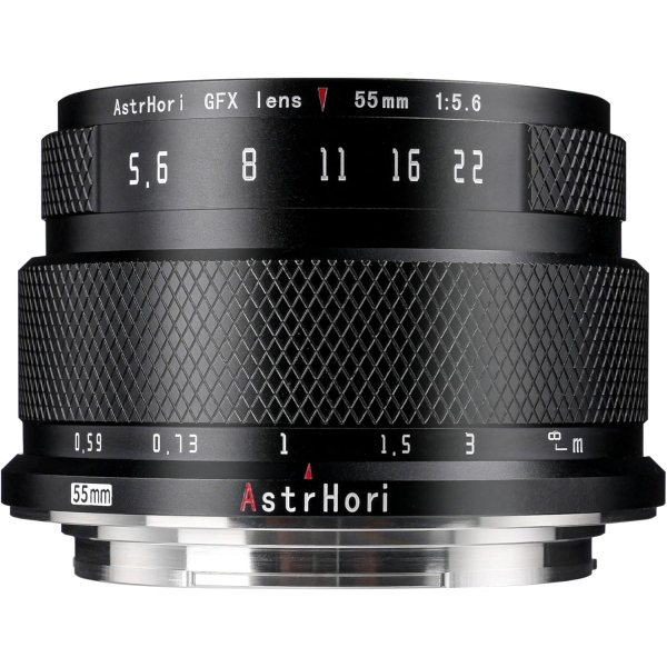 AstrHori 55mm F5.6 GFX BLACK Camera Lens