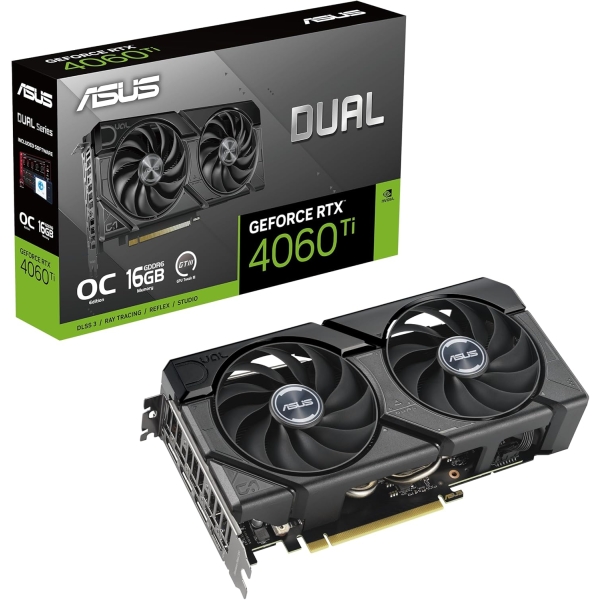 ASUS DUAL-RTX4060TI-O16G-EVO PCIExp 16GB Graphic Card