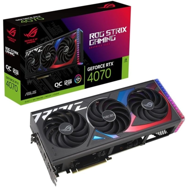 ASUS ROG-STRIX-RTX4070-O12G-GAMING PCIExp 12GB Graphic Card