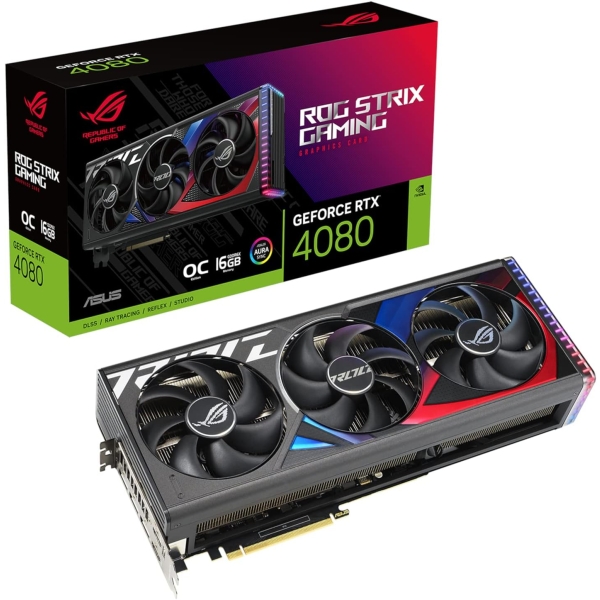 ASUS ROG-STRIX-RTX4080-O16G-GAMING PCIExp 16GB Graphic Card