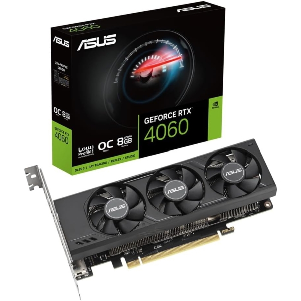 ASUS RTX4060-O8G-LP-BRK PCIExp 8GB Graphic Card