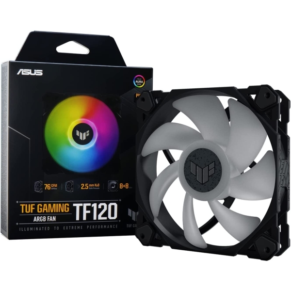 Case Fan ASUS TUF GAMING TF120 ARGB black